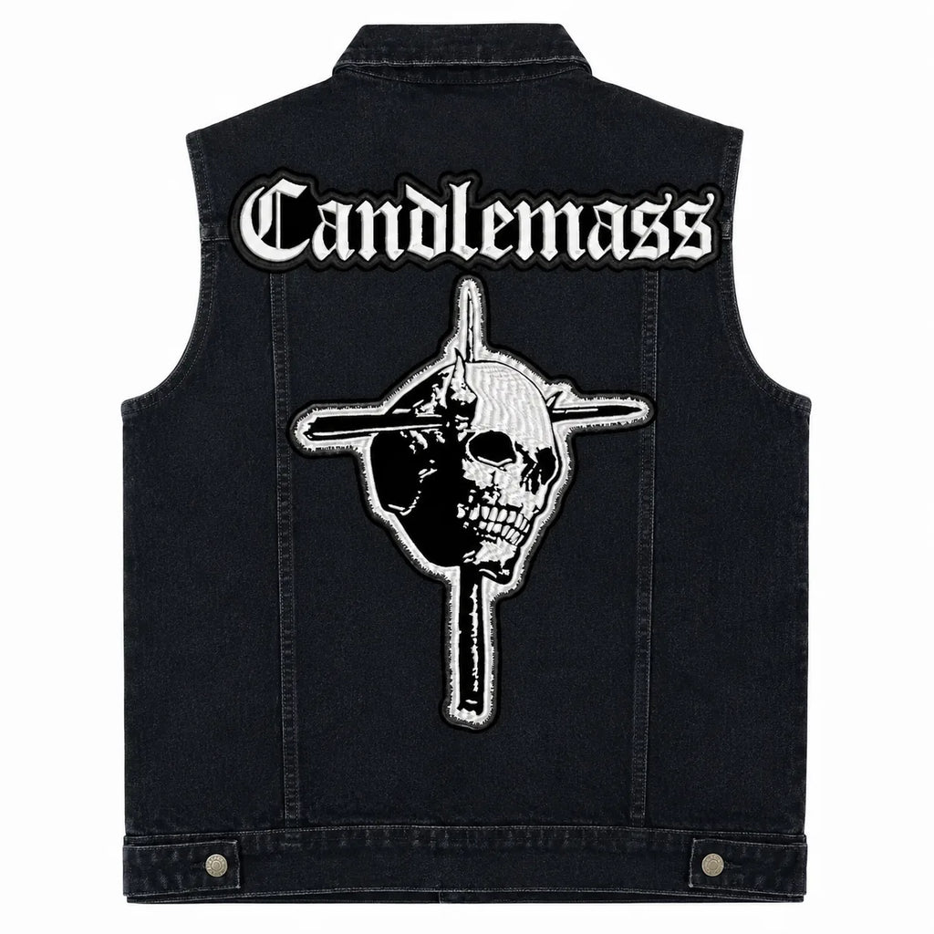 Chaleco de Mezclilla más Espaldera CANDLEMASS Doom Metal