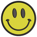 Parche Bordado CARITA FELIZ AMARILLA