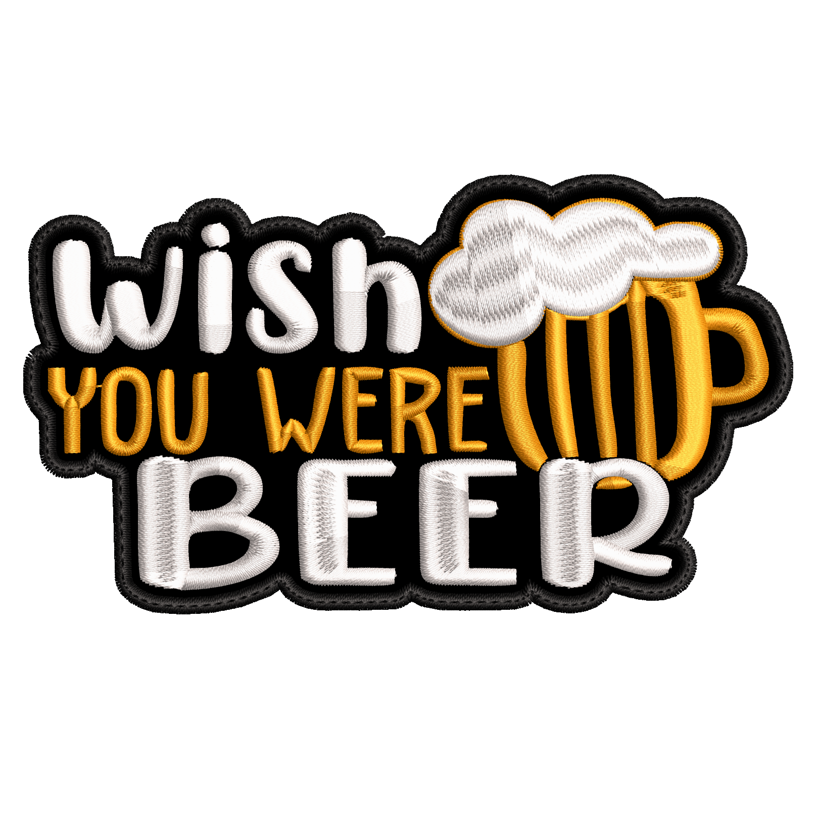 Parche Bordado CERVEZA