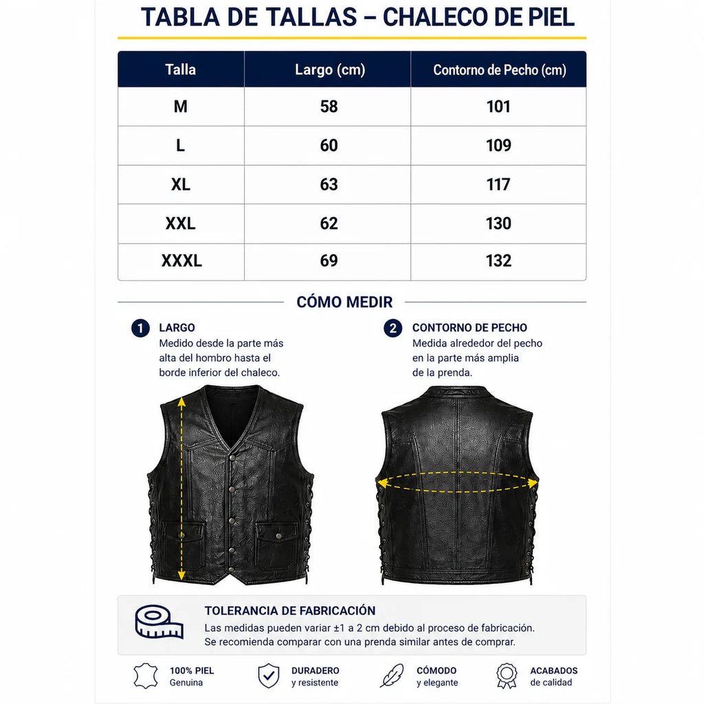 Chaleco de piel original más espaldera bordada BLACK SABBATH Heavy Metal