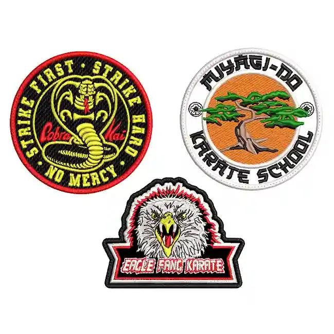 Pack Parches Bordados COBRA KAI