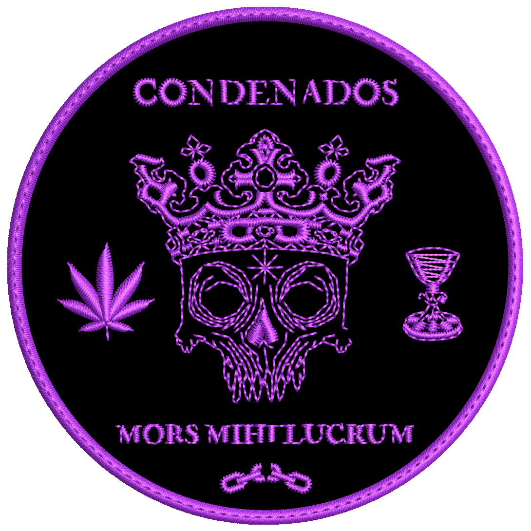 Parche Bordado CONDENADOS Metal