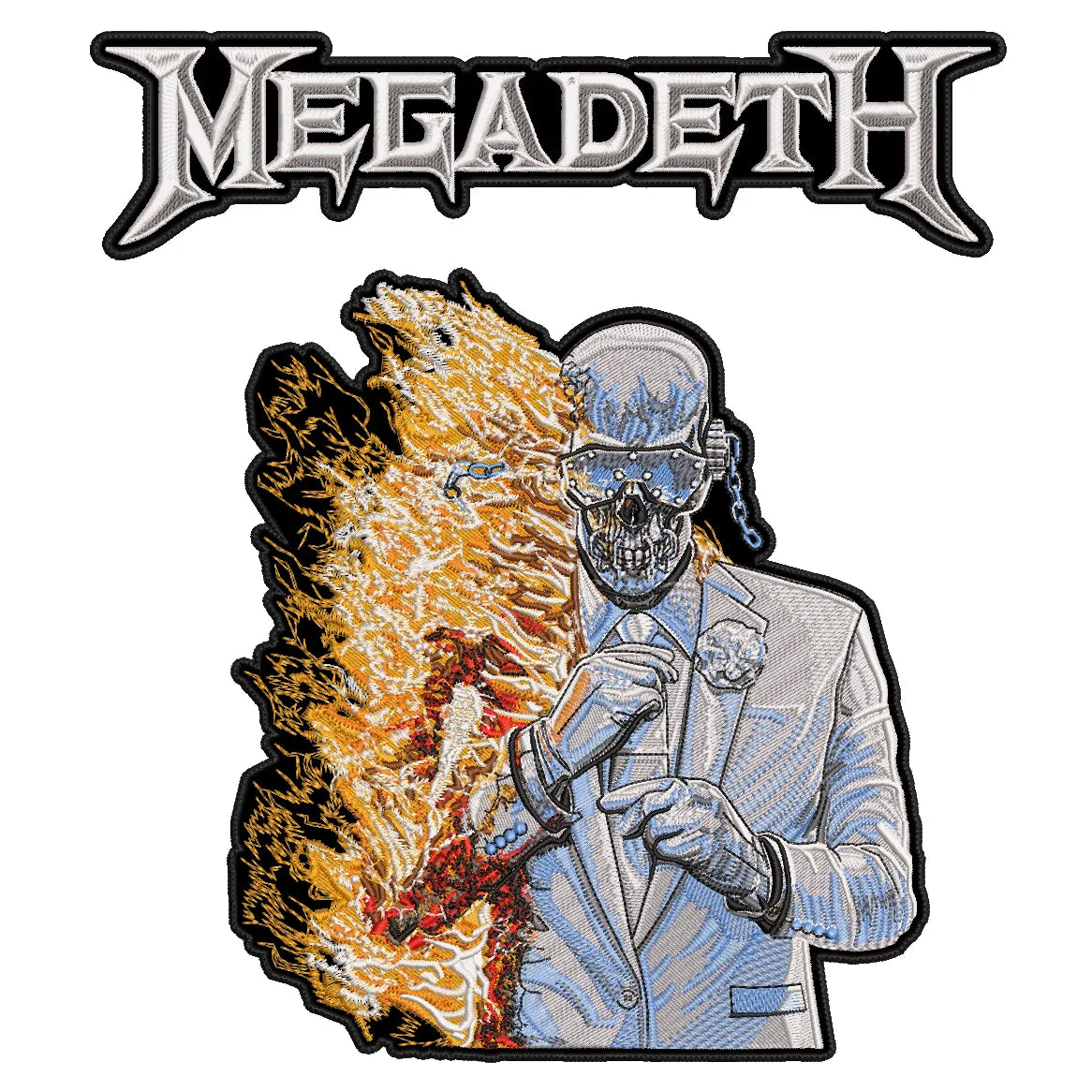 Espaldera Bordada MEGADETH Thrash Metal