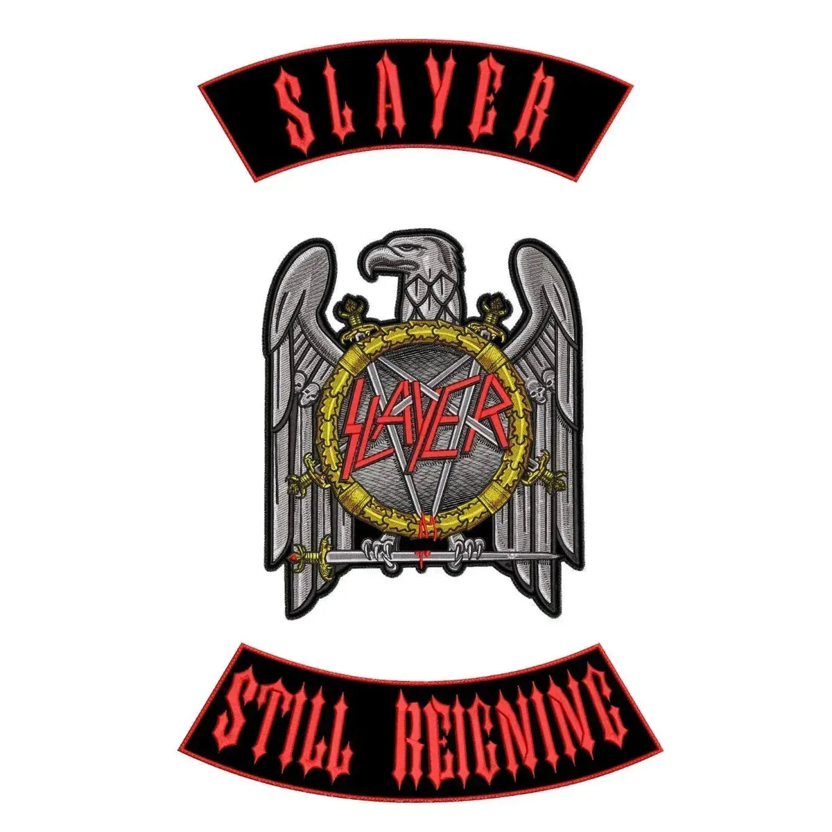 Espaldera Bordado SLAYER Thrash Metal