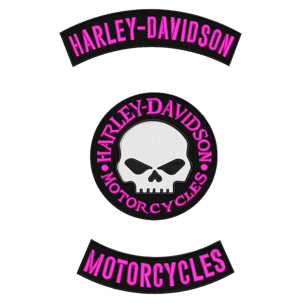 Espaldera Bordada HARLEY DAVIDSON Motorcycles