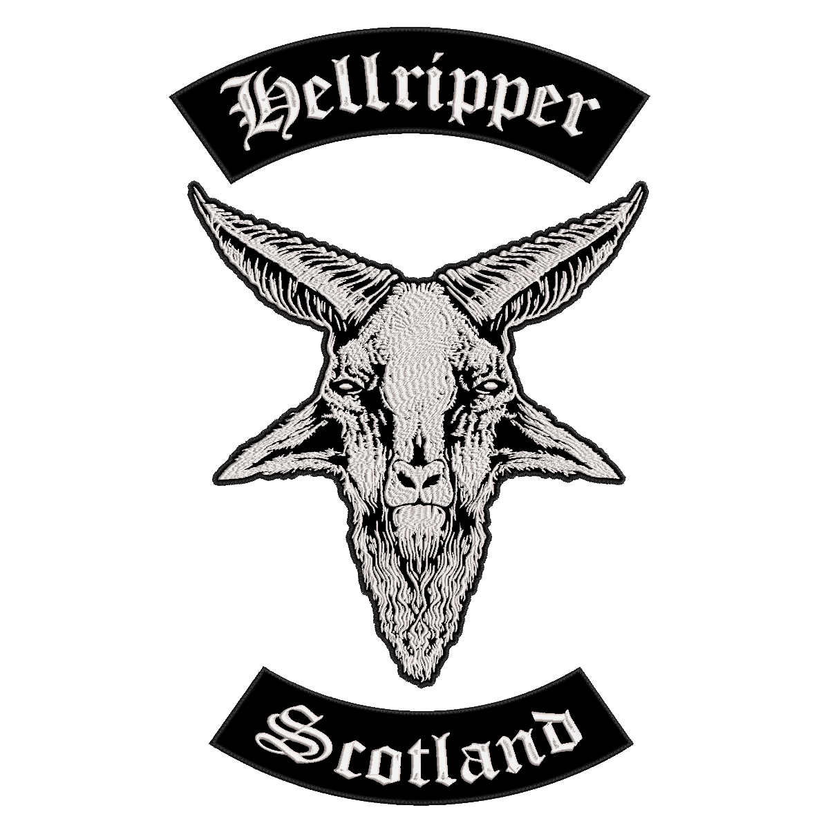 Espaldera Bordada HELLRIPPER Metal