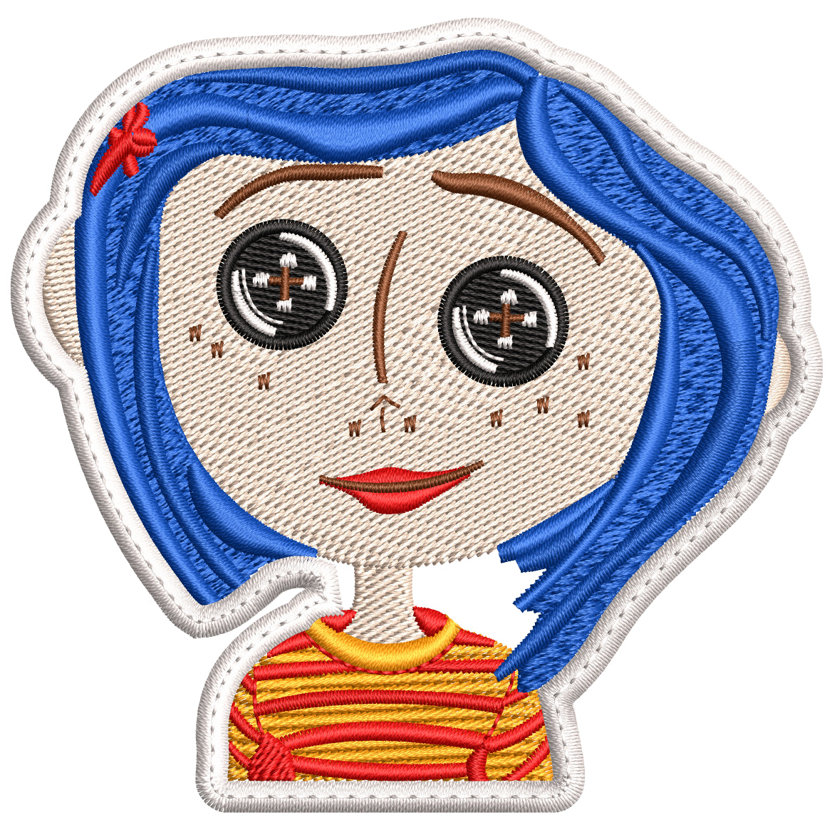 Parche Bordado CORALINE