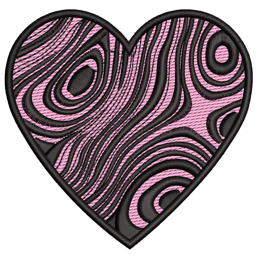 Parche Bordado CORAZON Diferentes Diseños