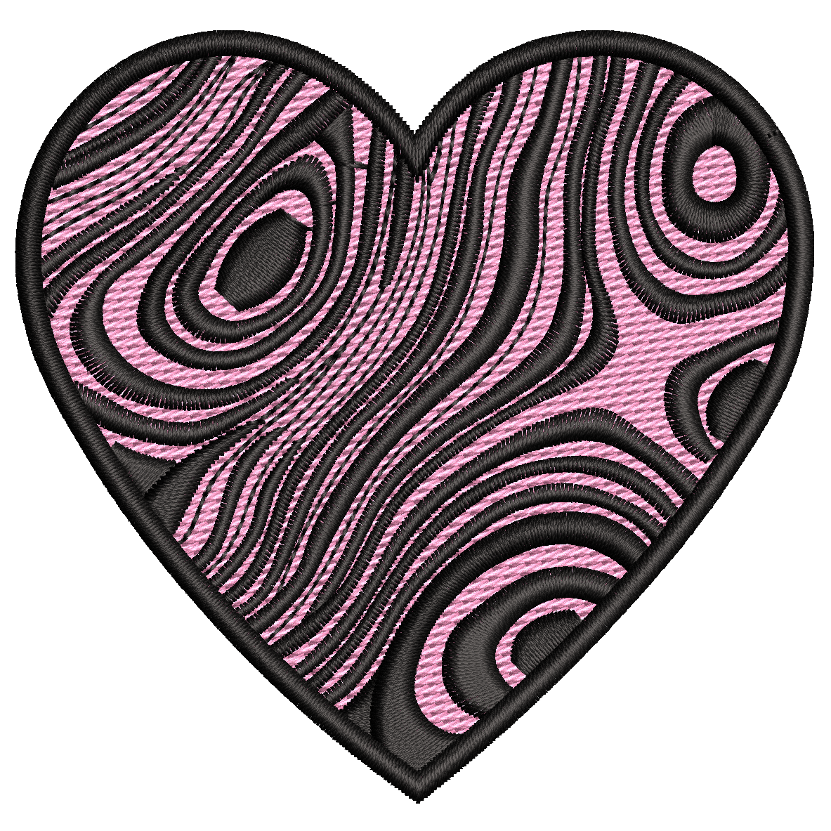 Parche Bordado CORAZON Diferentes Diseños