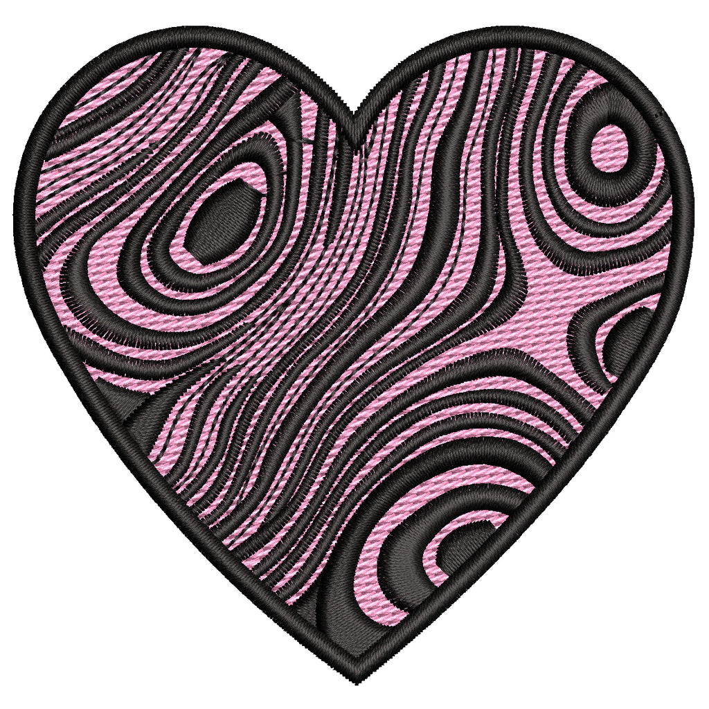 Parche Bordado CORAZON Diferentes Diseños