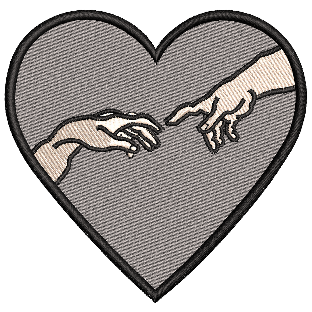 Parche Bordado CORAZON Diferentes Diseños
