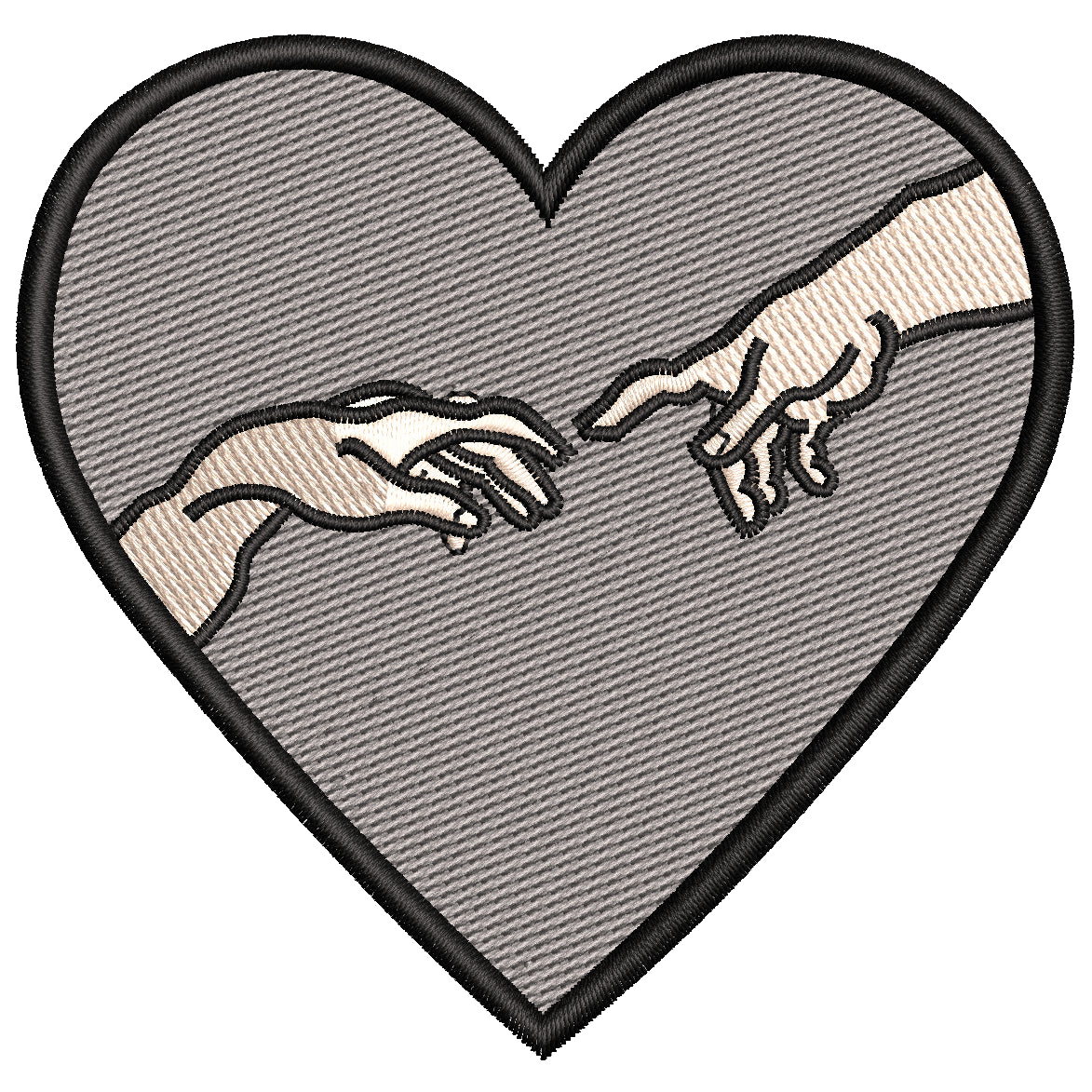 Parche Bordado CORAZON Diferentes Diseños