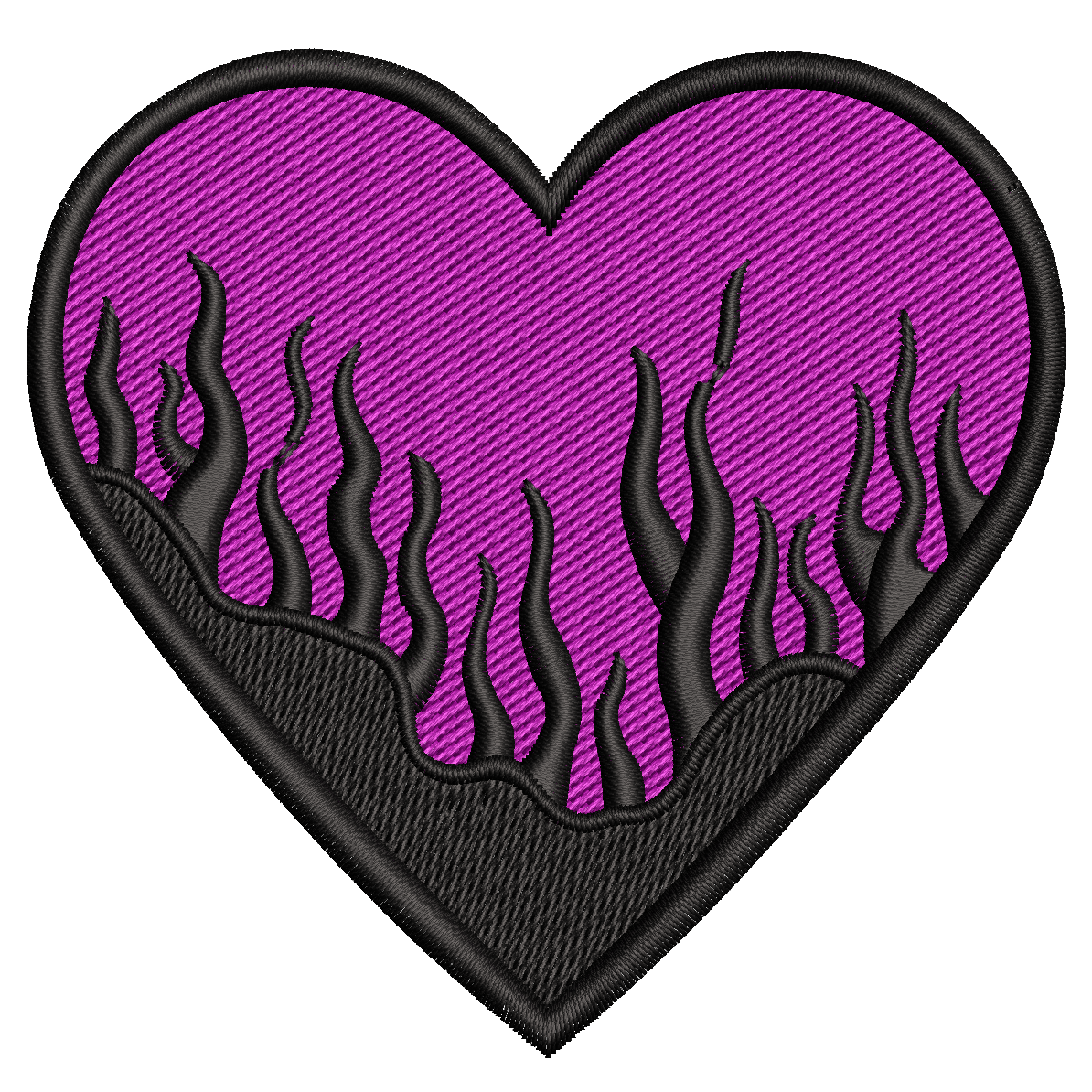 Parche Bordado CORAZON Diferentes Diseños