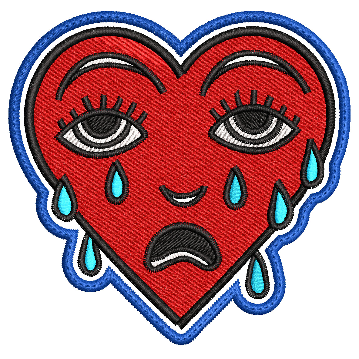 Parche Bordado CORAZON Diferentes Diseños