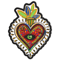 Parche Bordado CORAZON MEXICANO