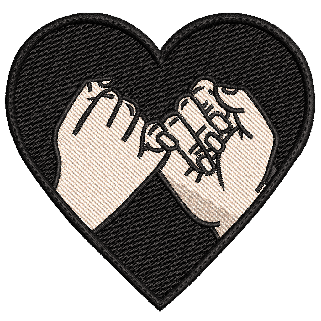 Parche Bordado CORAZON Diferentes Diseños