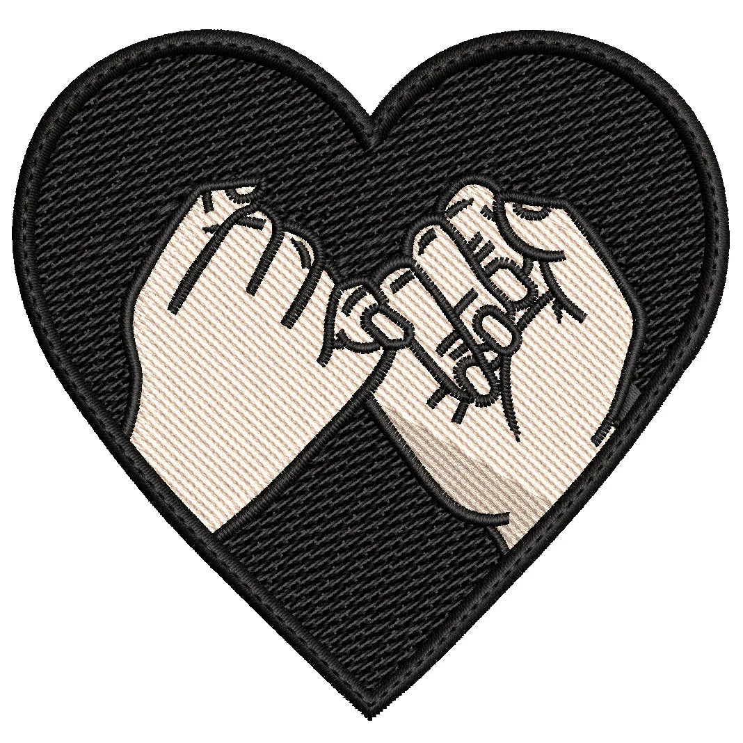 Parche Bordado CORAZON Diferentes Diseños