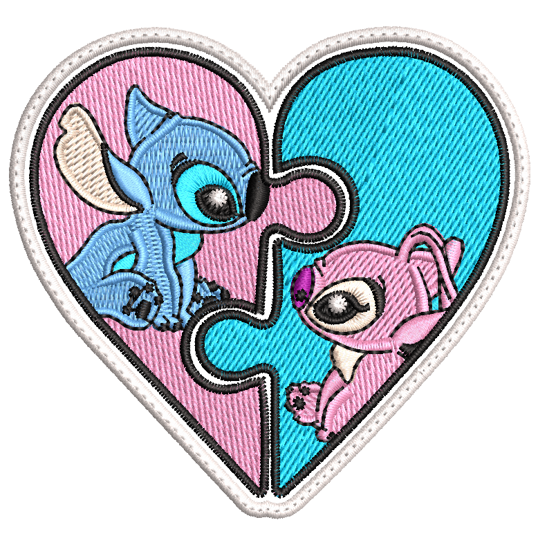 Parche Bordado CORAZON STICH