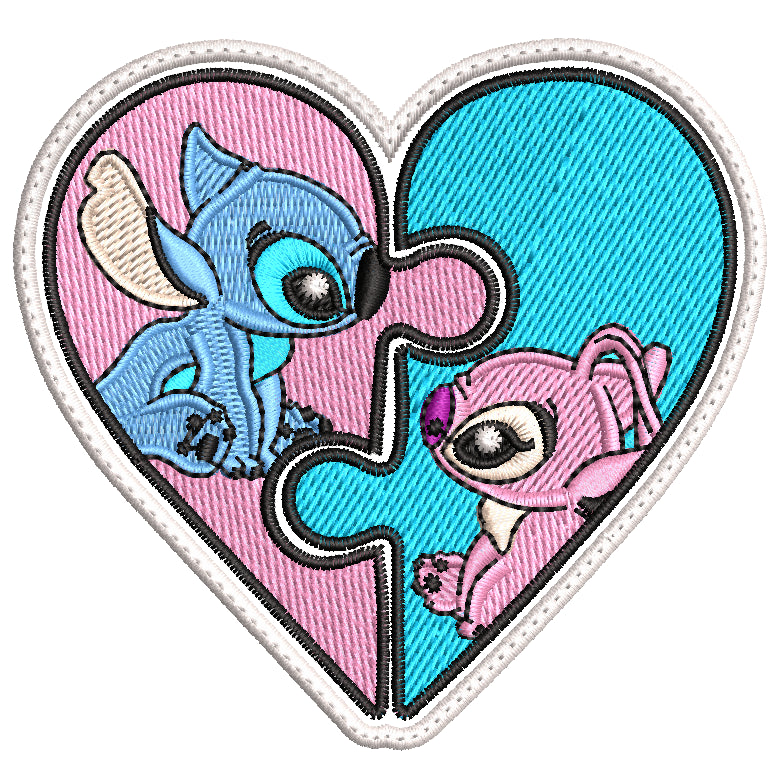 Parche Bordado CORAZON STICH