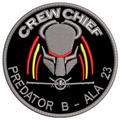 Parche Bordado CREW CHIEF PREDATOR