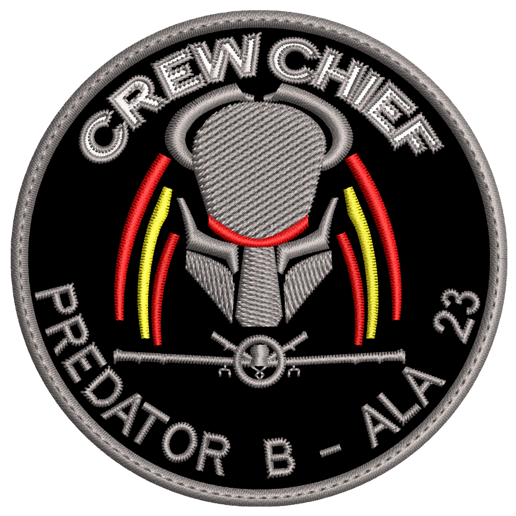 Parche Bordado CREW CHIEF PREDATOR
