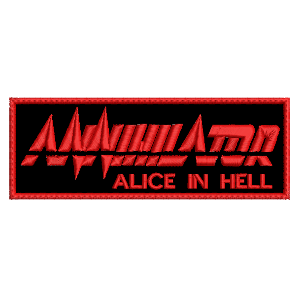 Parche Bordado Alice In Hell ANNIHILATOR Metal