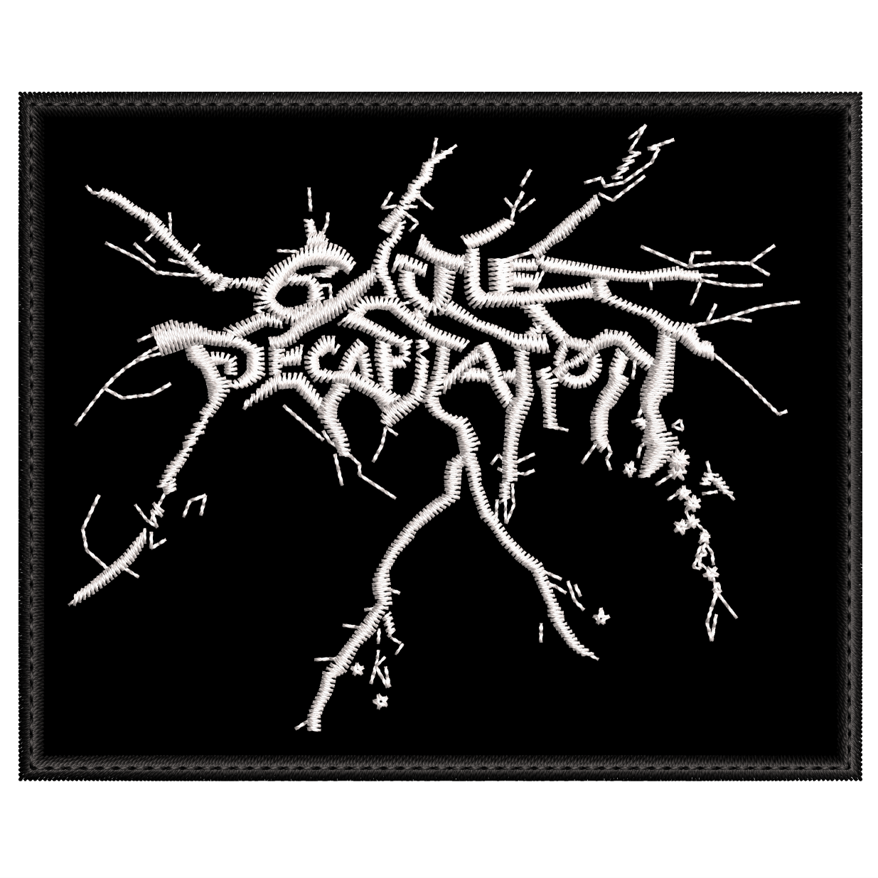 Parche Bordado CATTLE DECAPITATION Metal