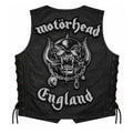 Chaleco de piel original más espaldera bordada MOTORHEAD P Heavy Metal