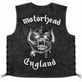Chaleco de piel original más espaldera bordada MOTORHEAD B Heavy Metal