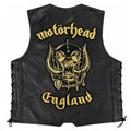 Chaleco de piel original más espaldera bordada MOTORHEAD D Heavy Metal