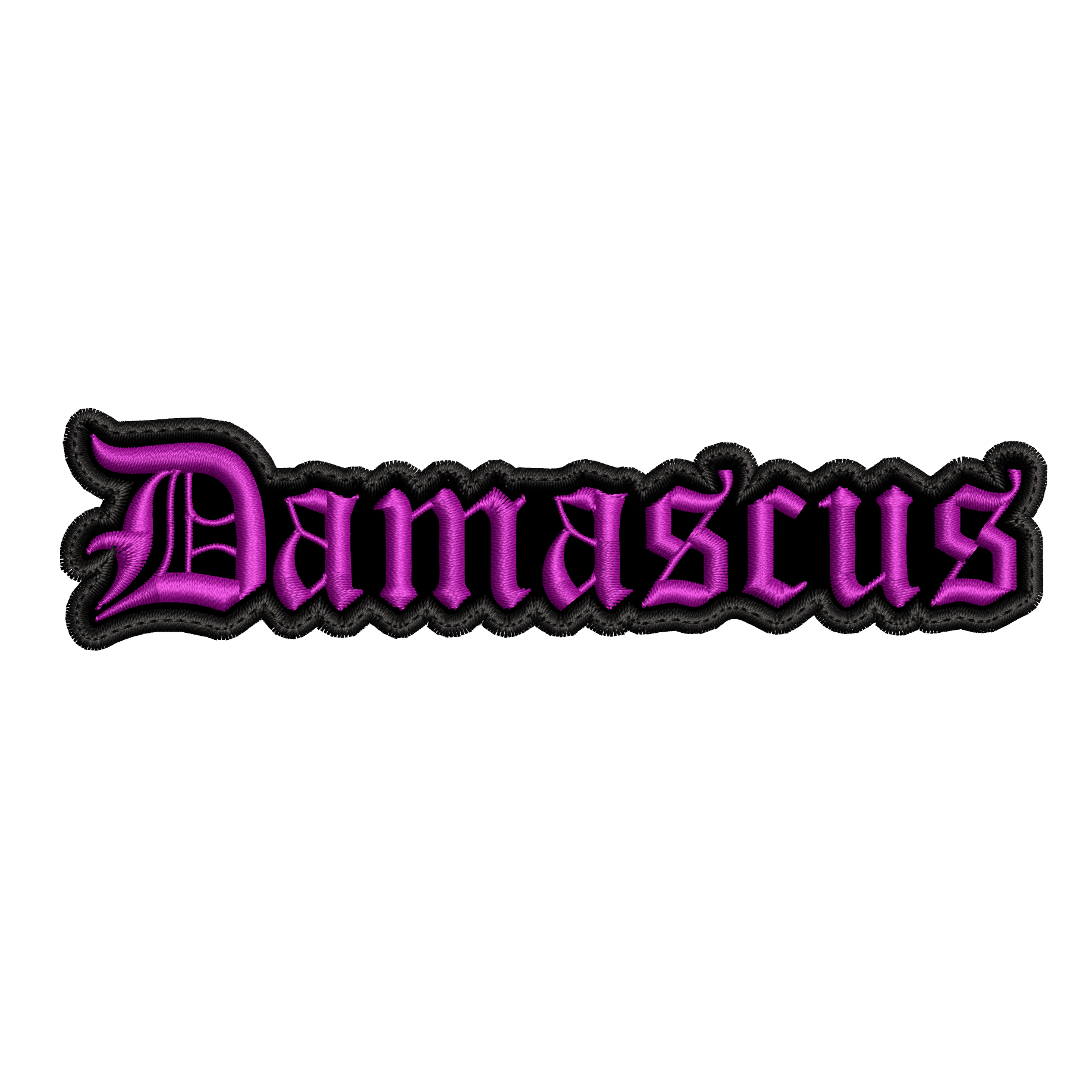 Parche Bordado DAMASCUS Metal