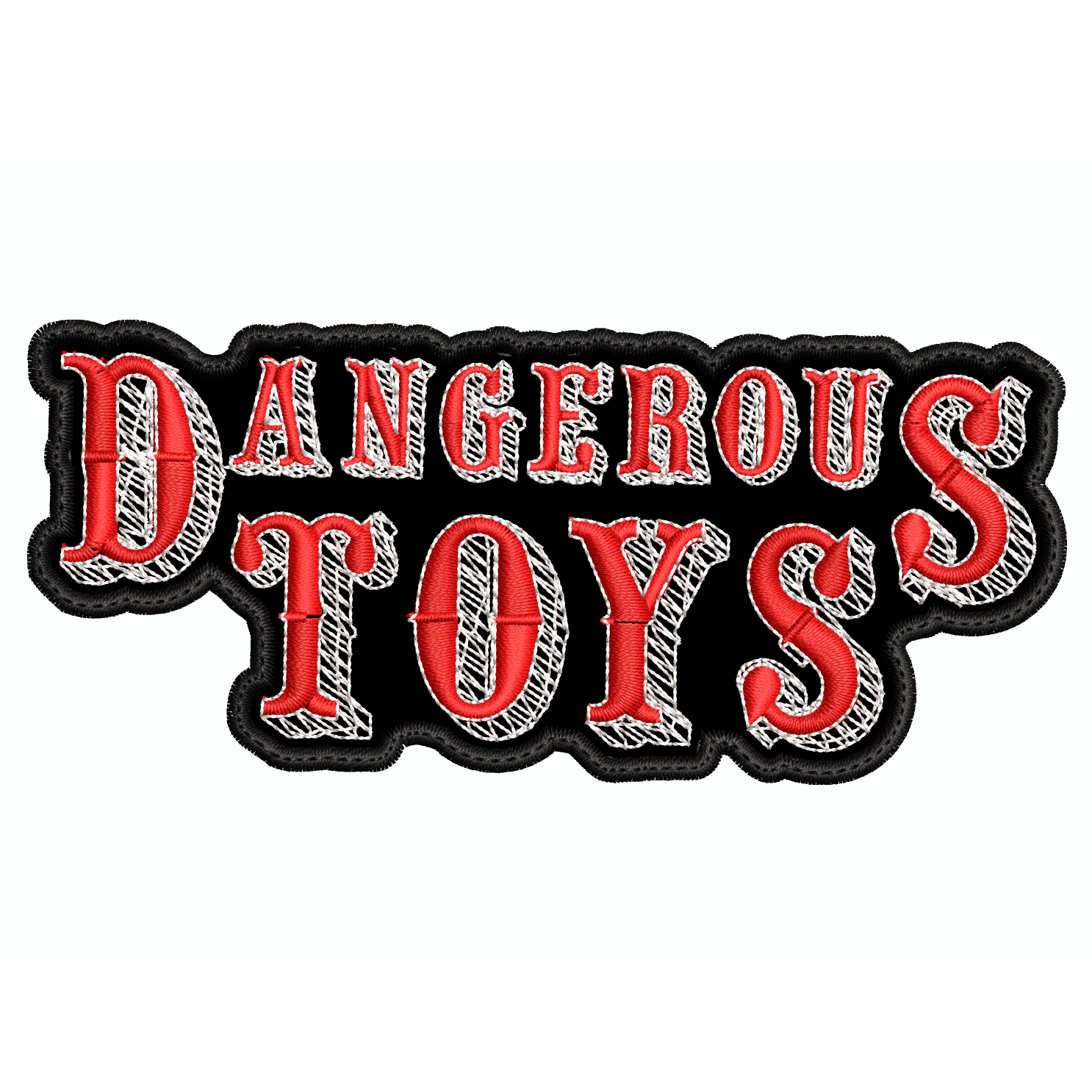 Parche Bordado DANGEROUS  TOYS Metal
