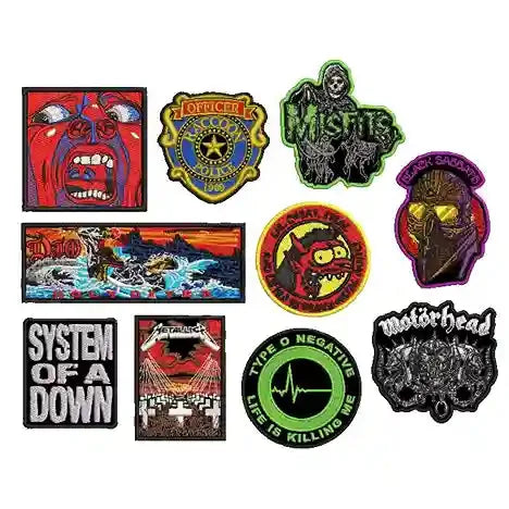 Pack 10 Parches Bordados BLACKPATCHES-DASHADAKYA