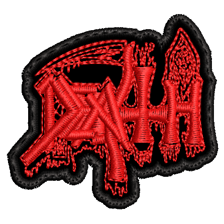 Parche Bordado Mini DEATH Metal