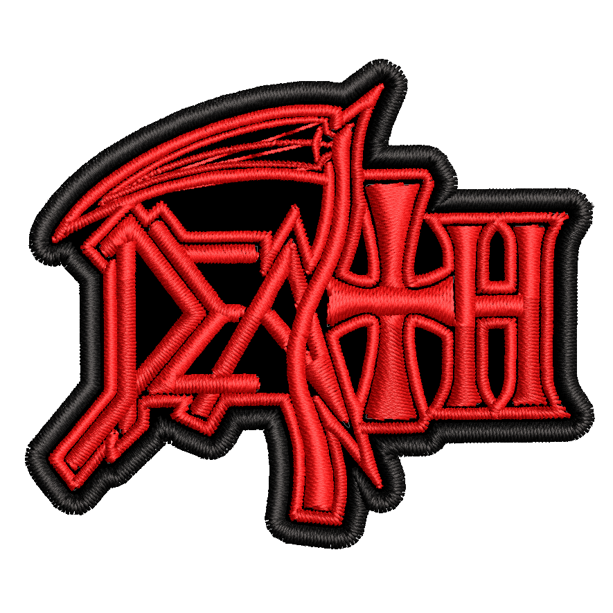 Parche Bordado Mini DEATH Metal