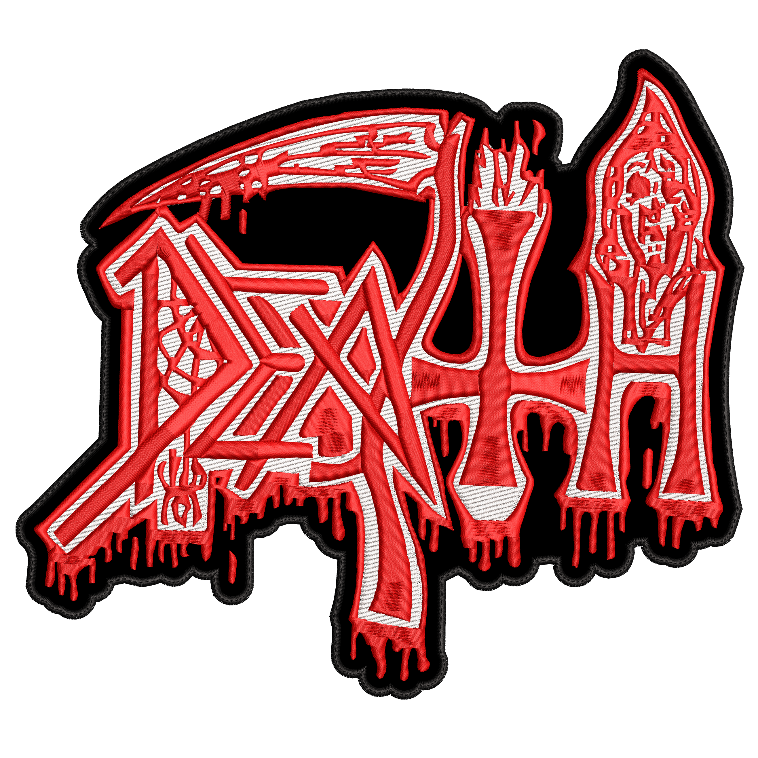 Espaldera Bordada DEATH Metal