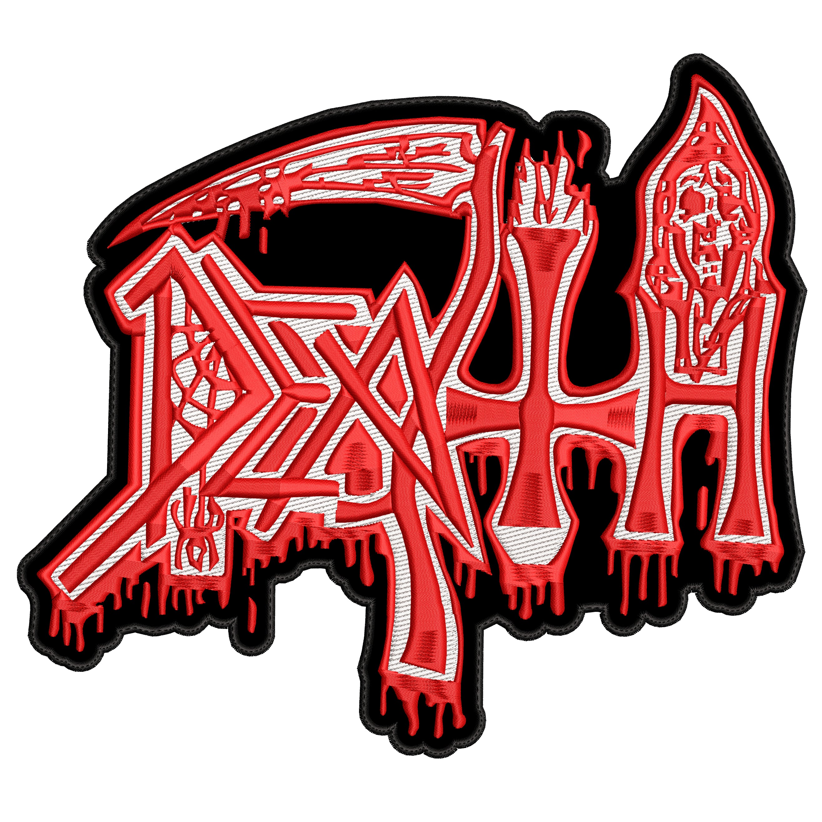 Espaldera Bordada DEATH Metal