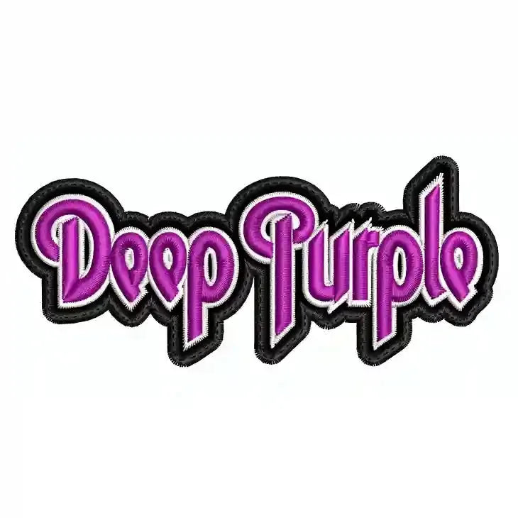Espaldera Bordada DEEP PURPLE Hard Rock