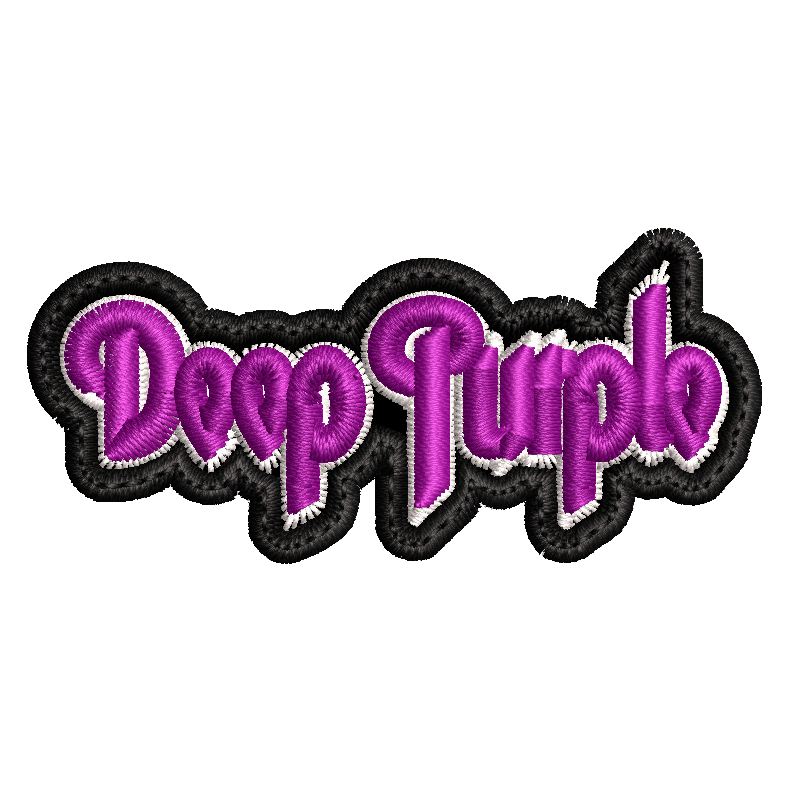 Parche Bordado Mini DEEP PURPLE Hard Rock