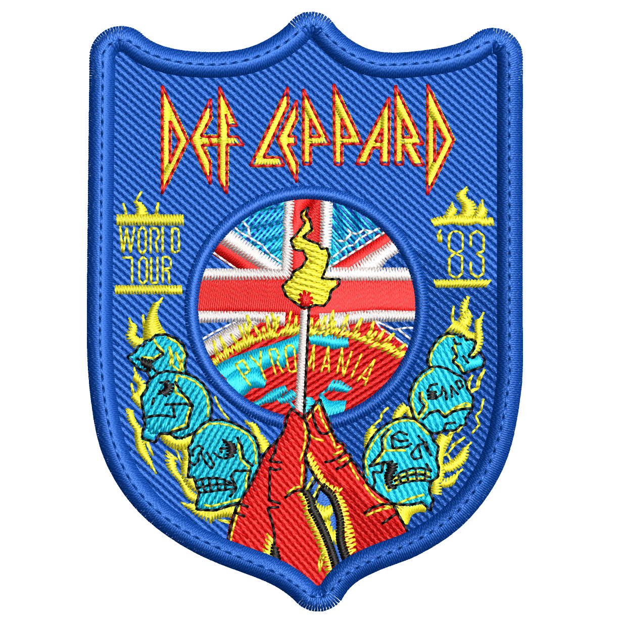 Parche Bordado DEF LEPPARD Rock