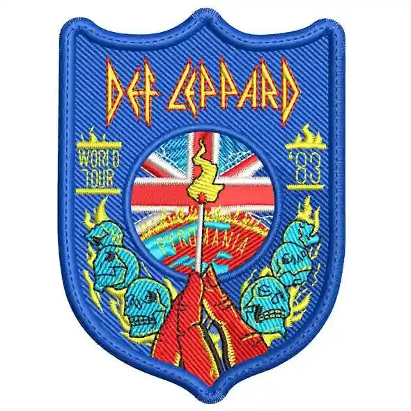Parche Bordado DEF LEPPARD Rock