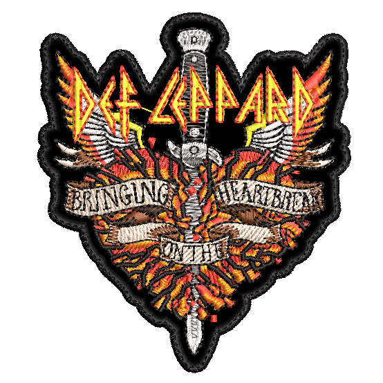 Parche Bordado DEF LEPPARD Rock