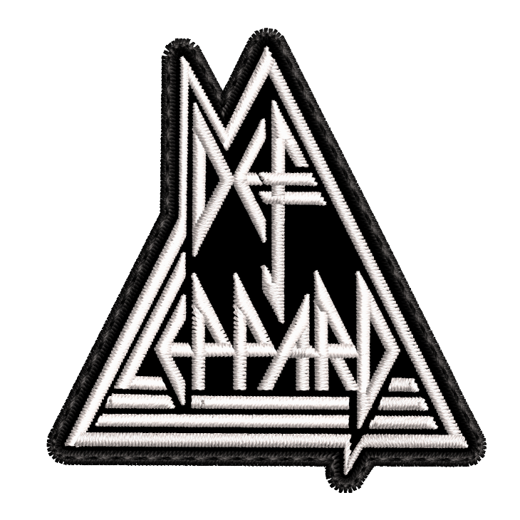 Parche Bordado Mini DEF LEPPARD Rock