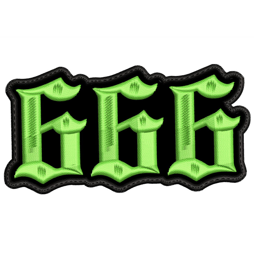 Parche Bordado DESTROYER 666 Metal