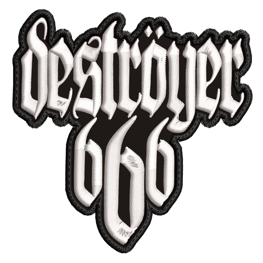 Parche Bordado DESTROYER 666 Metal