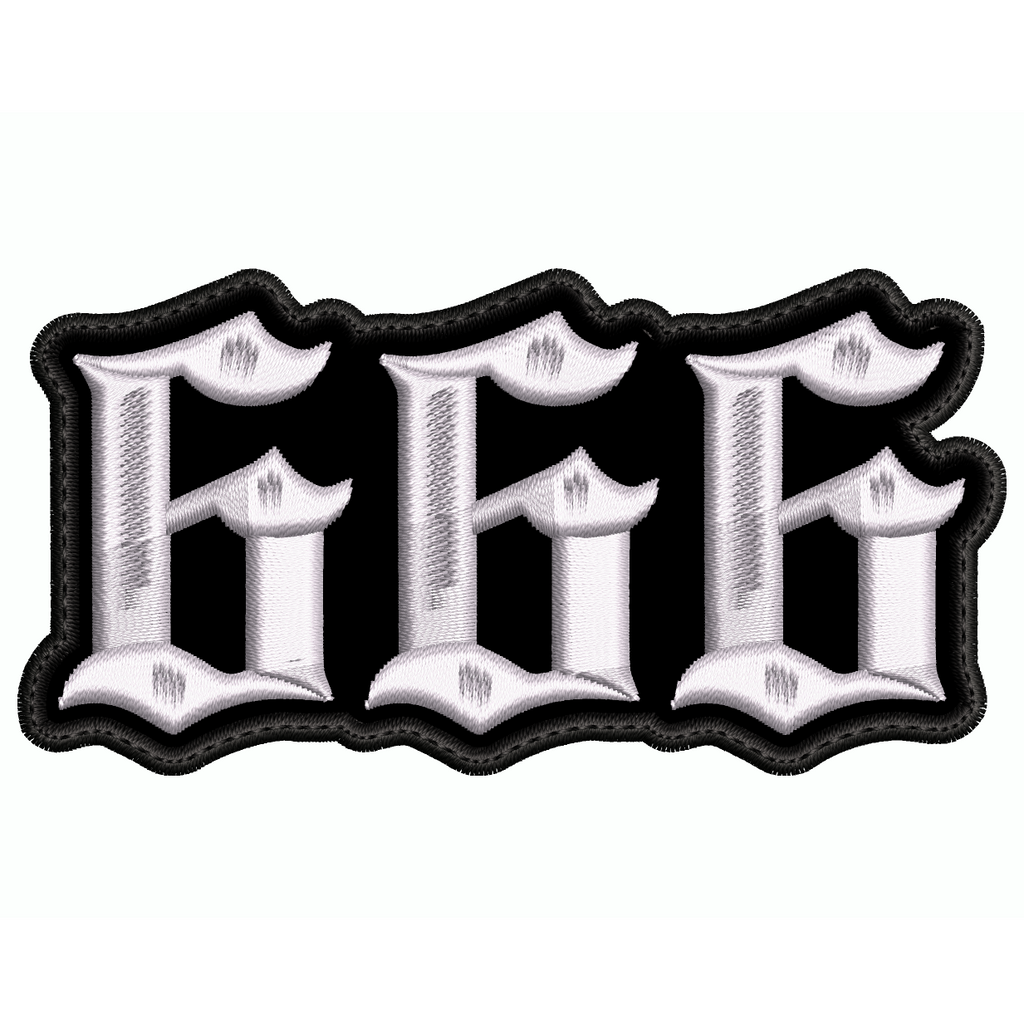 Parche Bordado DESTROYER 666 Metal