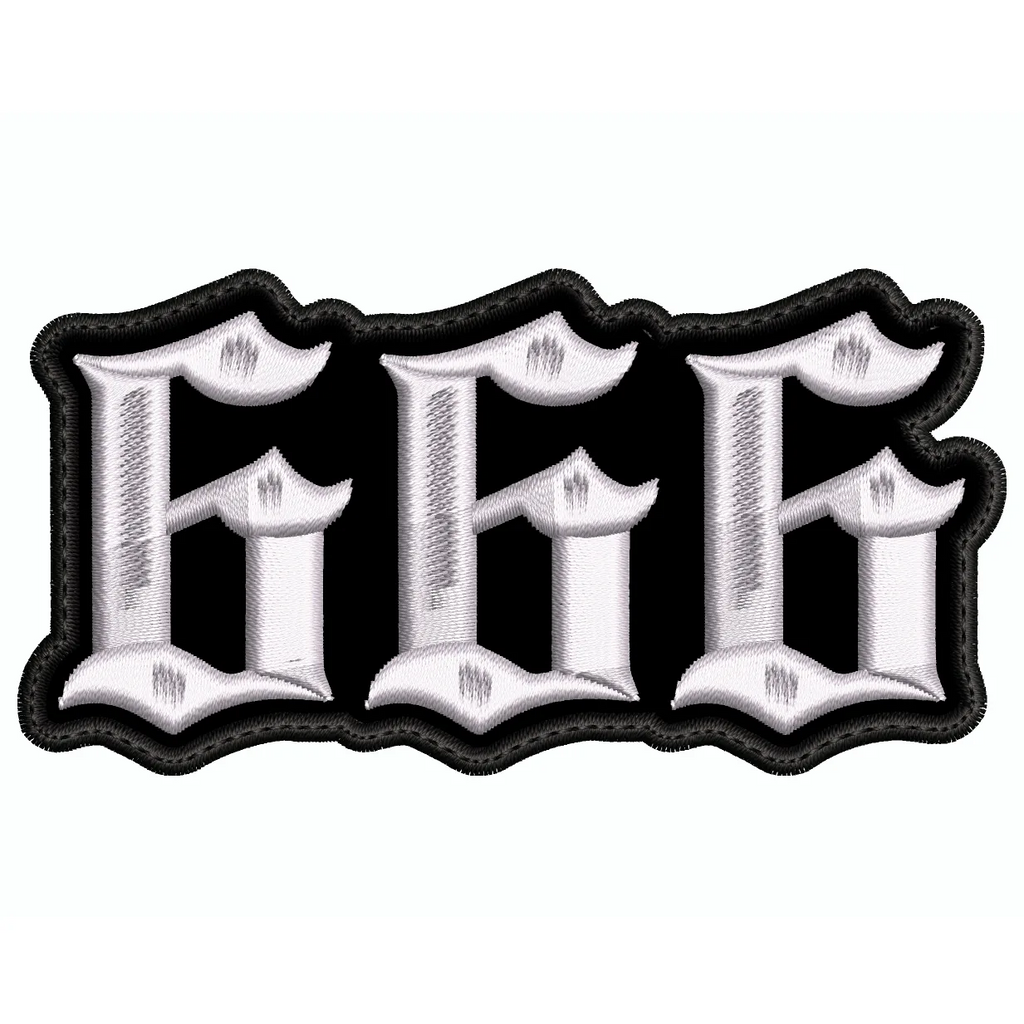 Parche Bordado DESTROYER 666 Metal