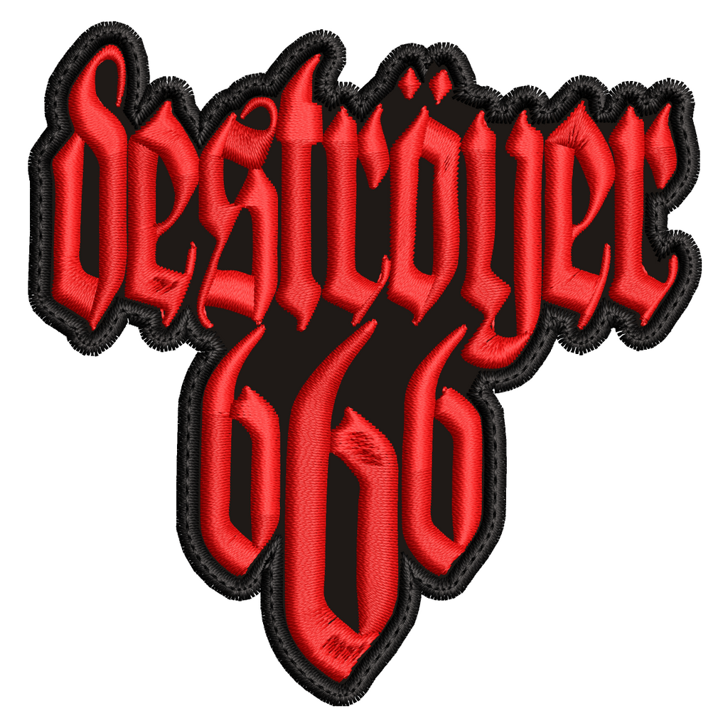 Parche Bordado DESTROYER 666 Metal