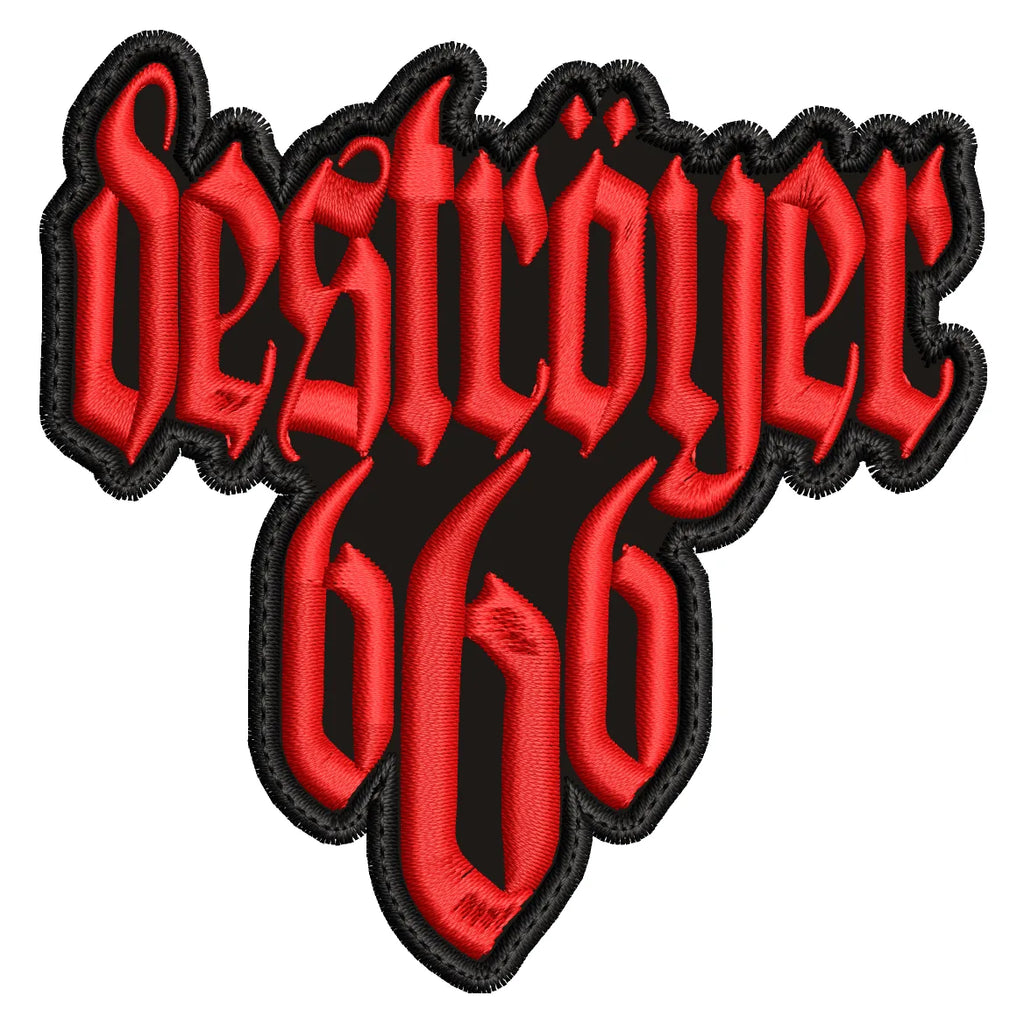 Parche Bordado DESTROYER 666 Metal