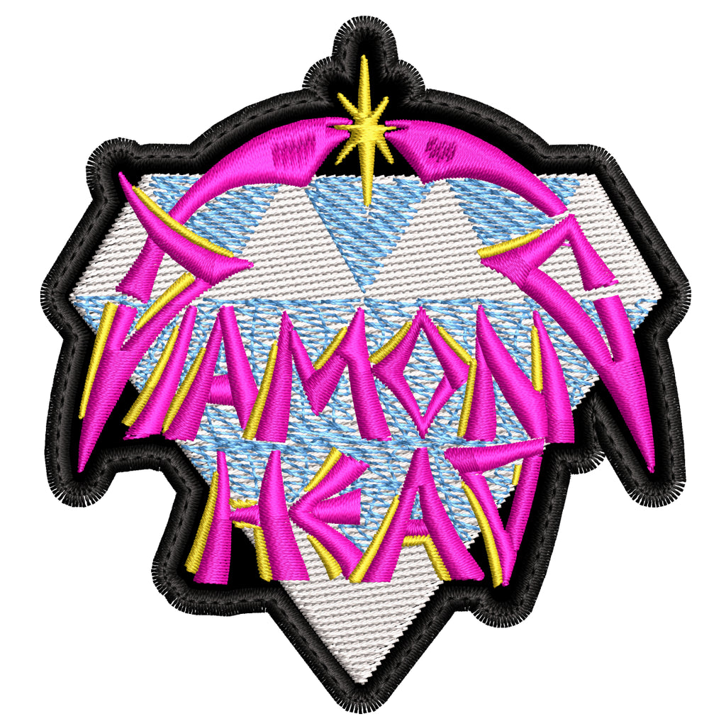 Parche Bordado DIAMOND HEAD Metal